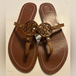 Tory Burch brown Leather Sandals
